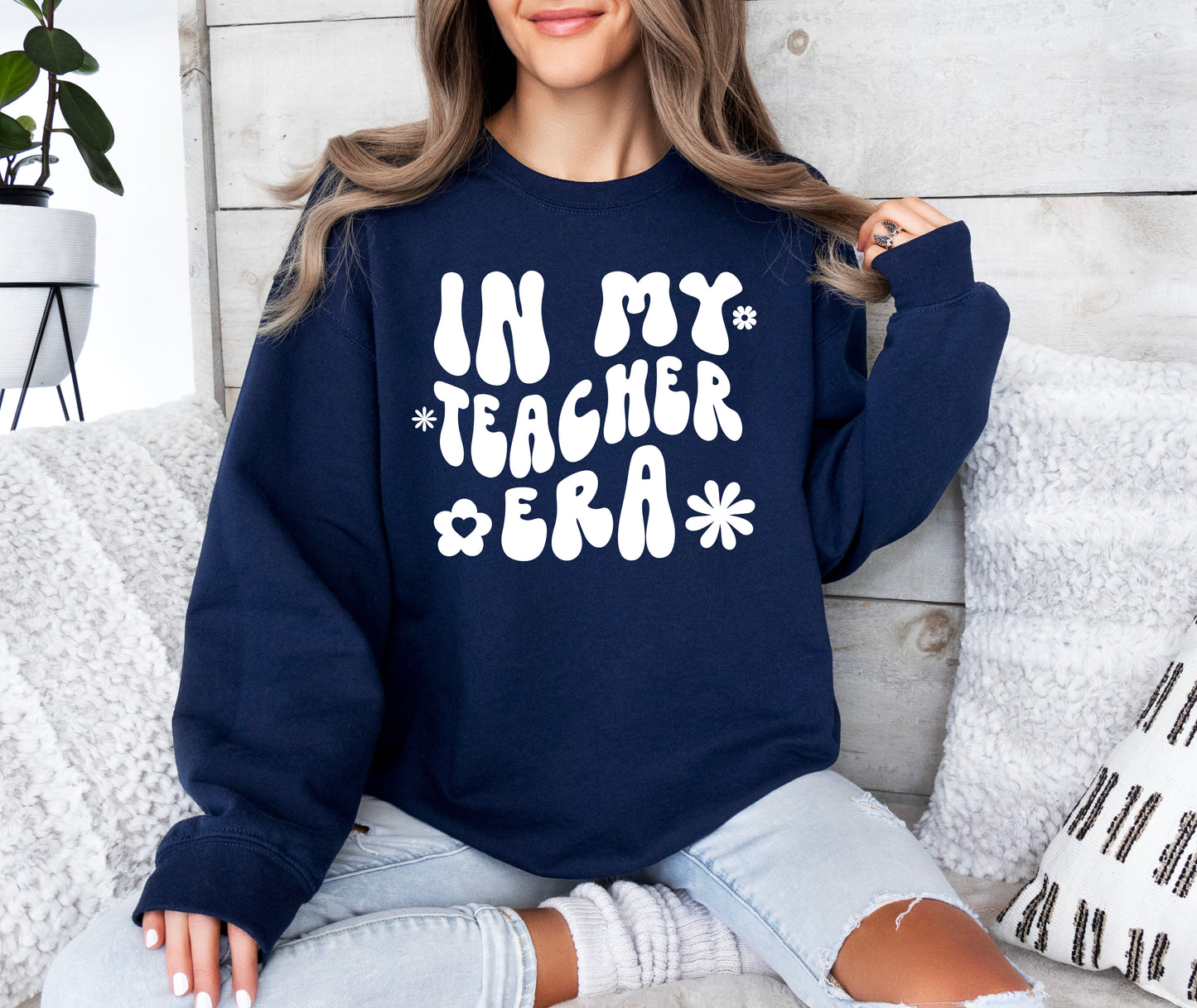 Retro In My Teacher Era Sweatshirt | Teacher Sweatshirt