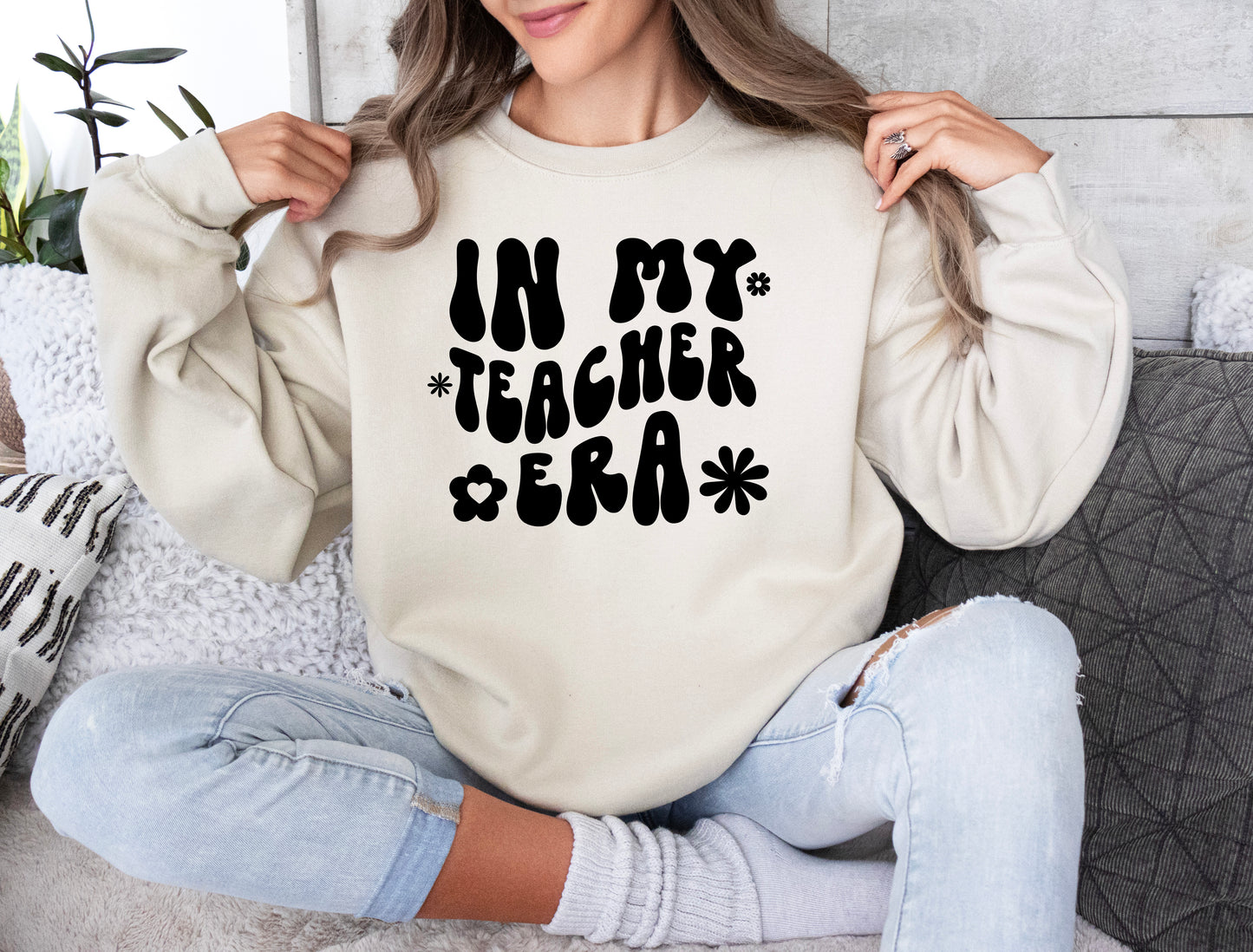 Retro In My Teacher Era Sweatshirt | Teacher Sweatshirt