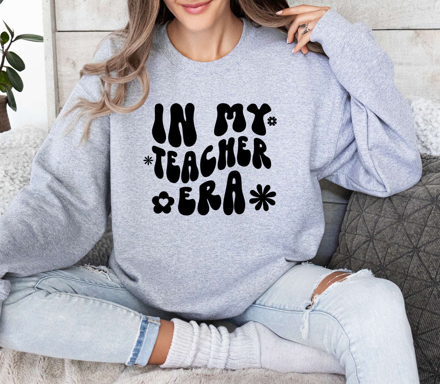 Retro In My Teacher Era Sweatshirt | Teacher Sweatshirt