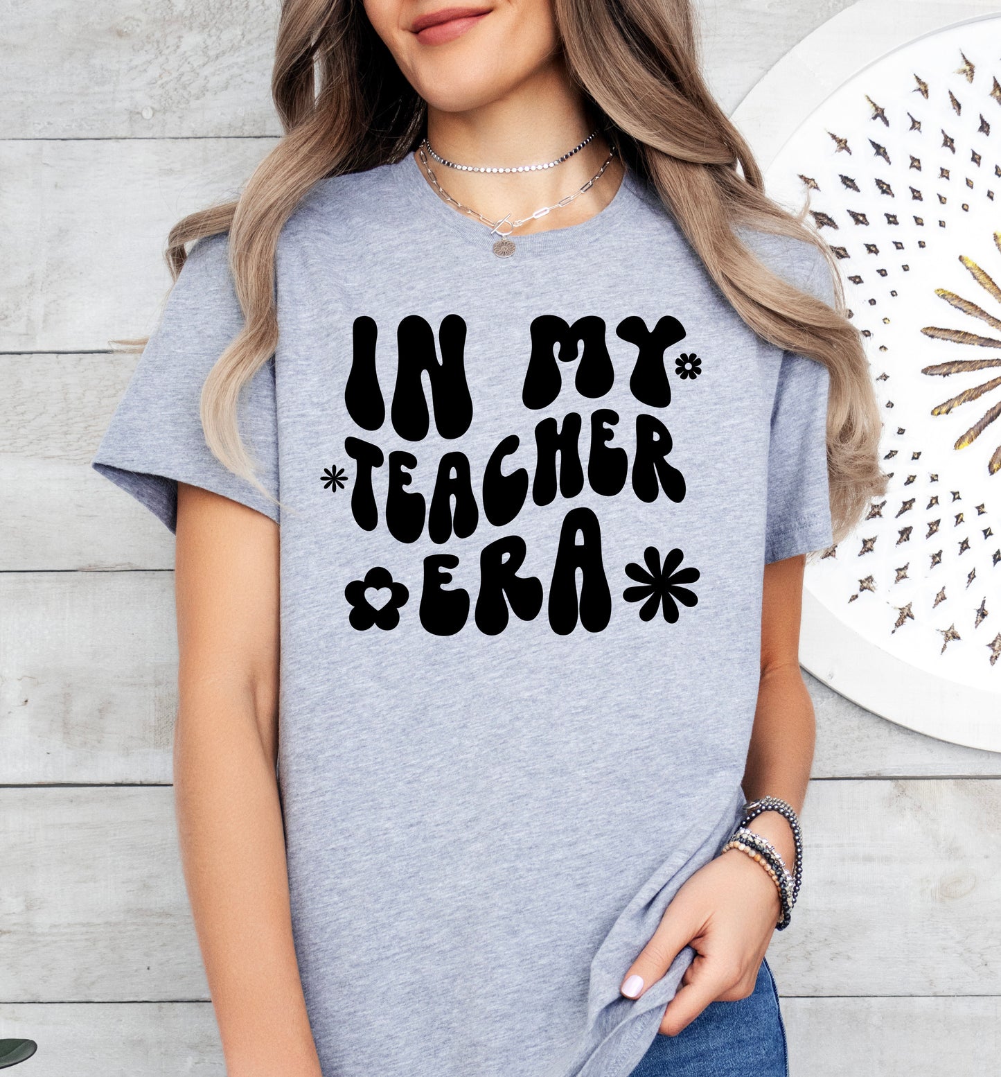 Retro In My Teacher Era Shirt | Teacher Shirt | Light Garment
