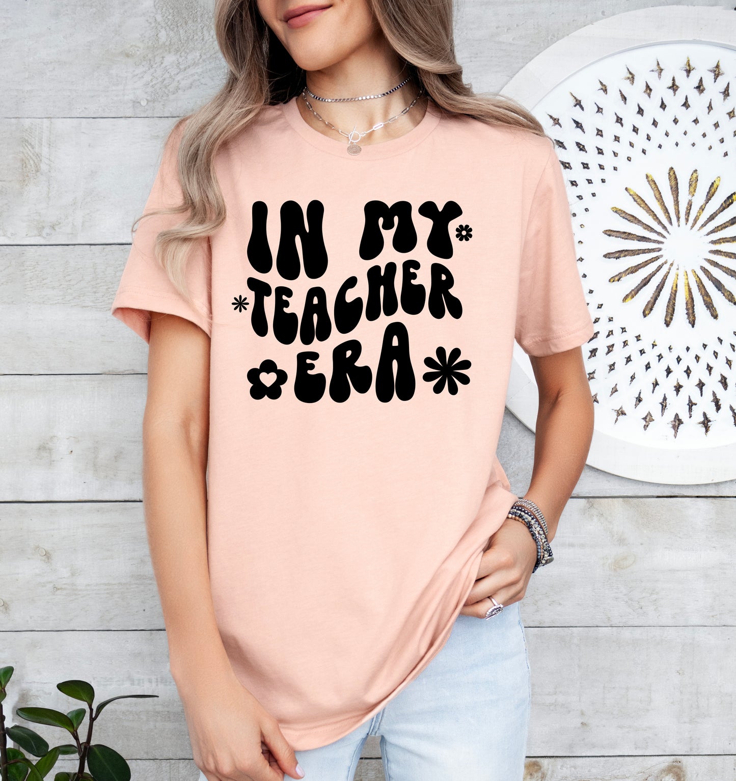 Retro In My Teacher Era Shirt | Teacher Shirt | Light Garment