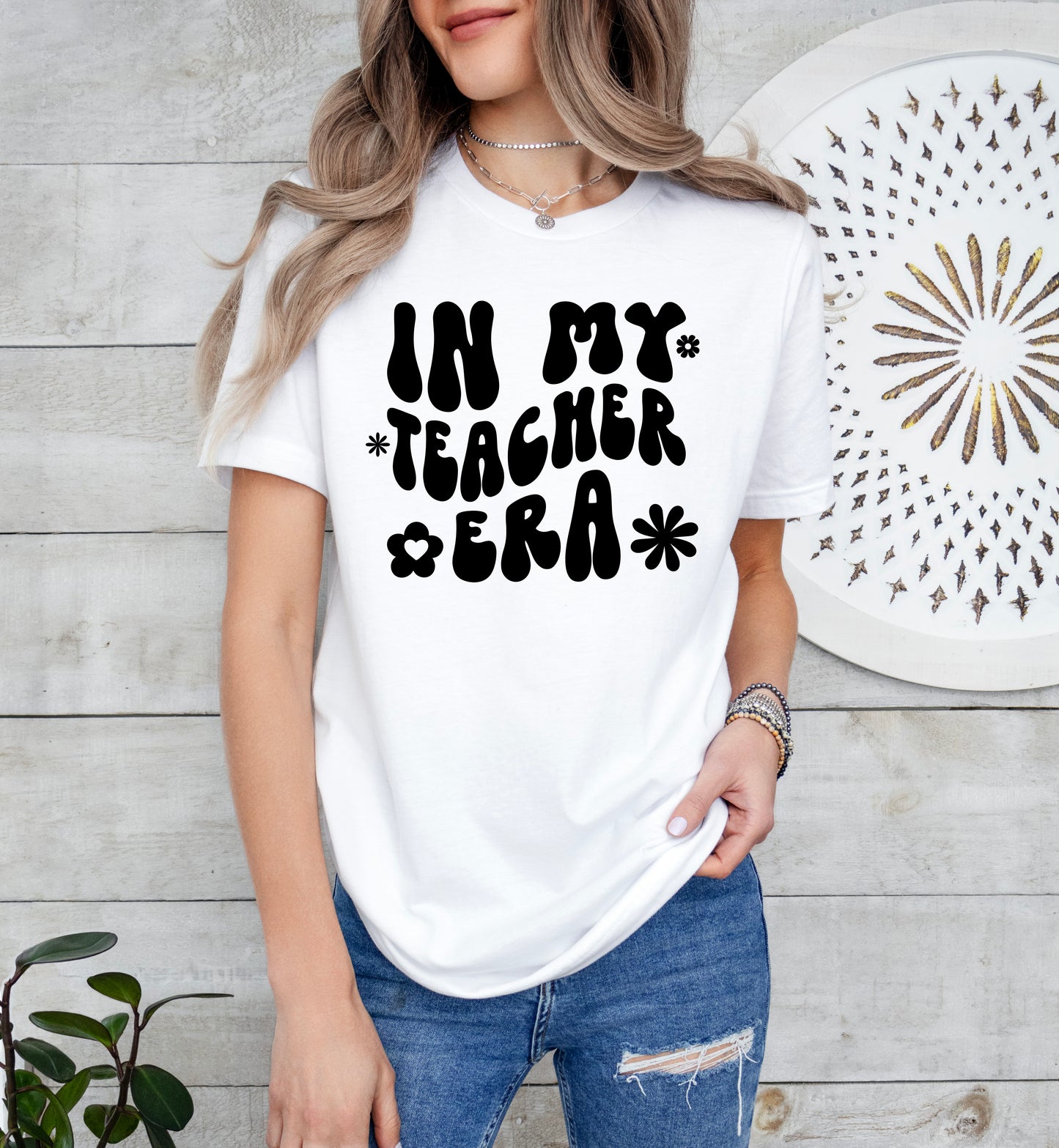 Retro In My Teacher Era Shirt | Teacher Shirt | Light Garment