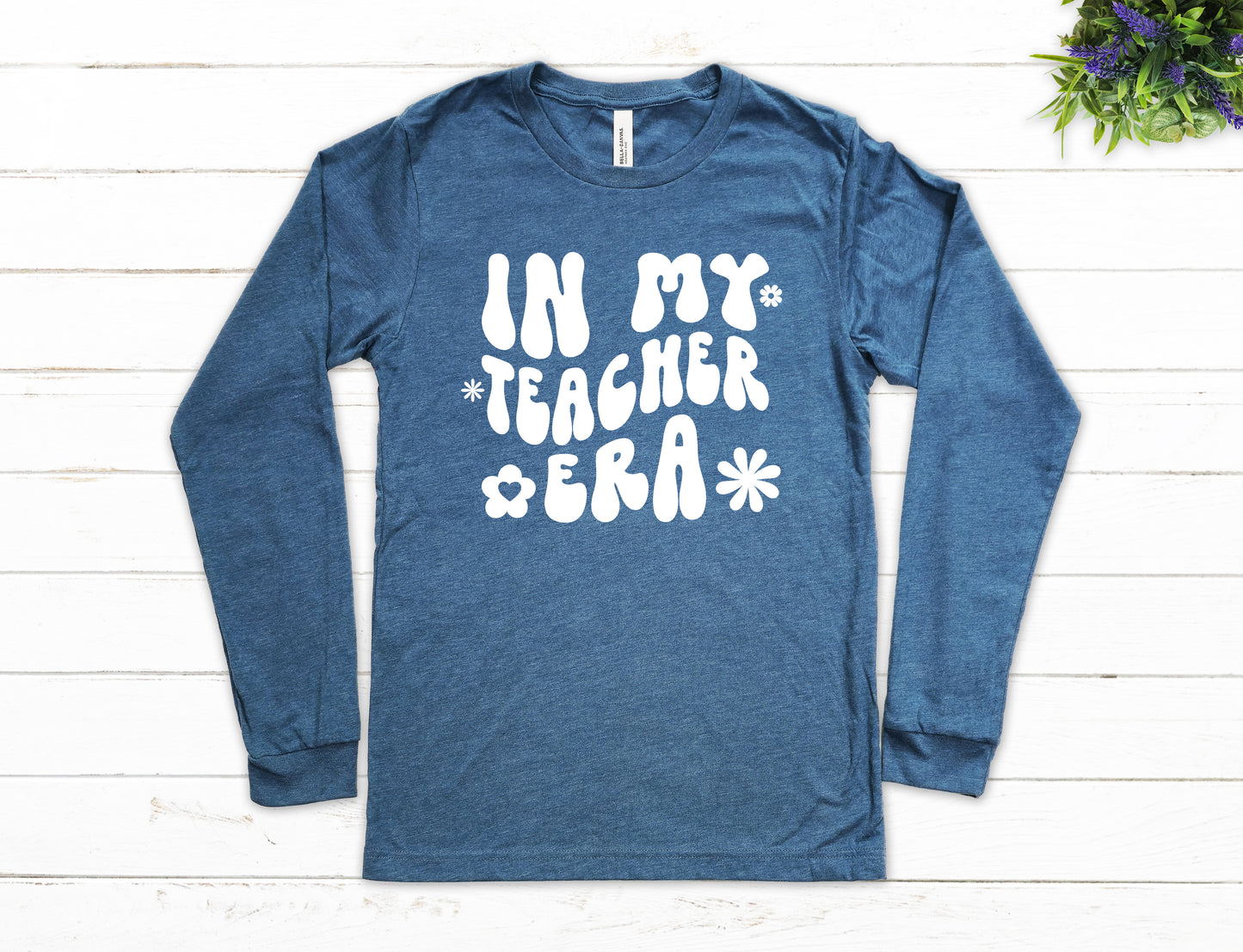 Retro In My Teacher Era Shirt Long Sleeve | Long Sleeve Teacher Shirt