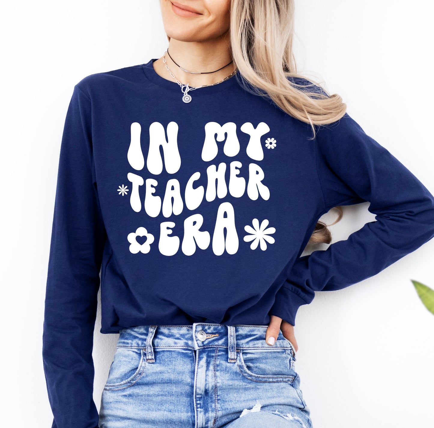 Retro In My Teacher Era Shirt Long Sleeve | Long Sleeve Teacher Shirt