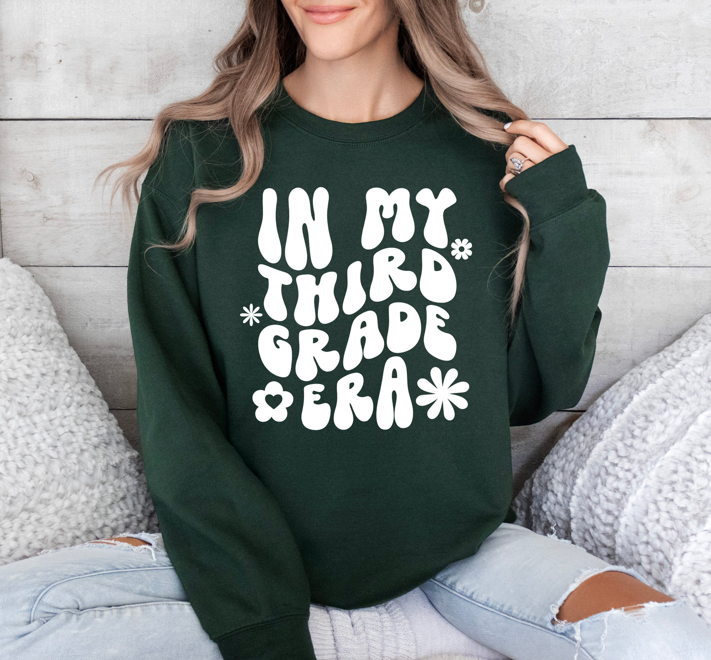 Retro In My Third Grade Era Sweatshirt | Teacher Sweatshirt