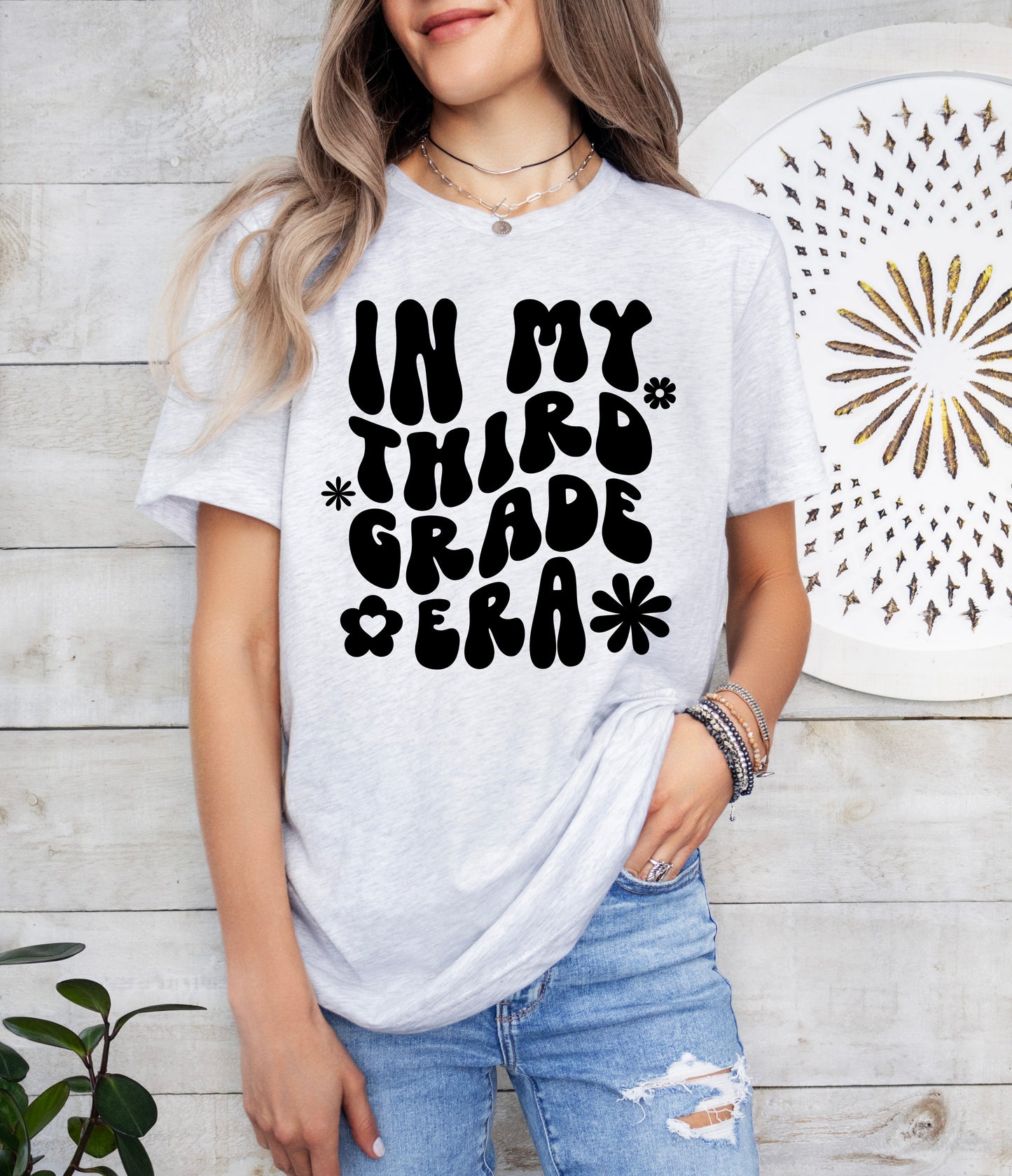 Retro In My Third Grade Era Shirt | Teacher Shirt | Light Garment