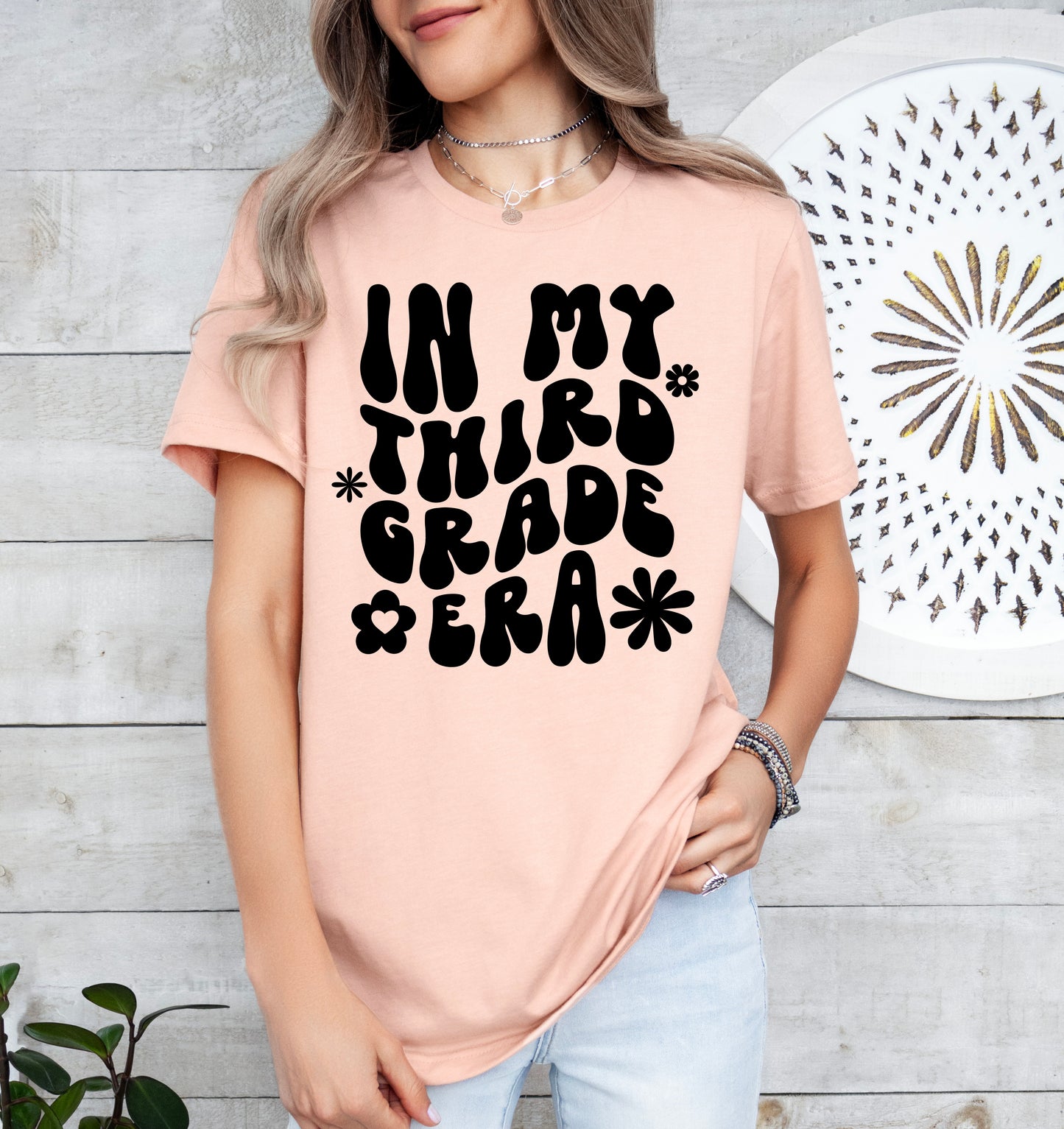 Retro In My Third Grade Era Shirt | Teacher Shirt | Light Garment