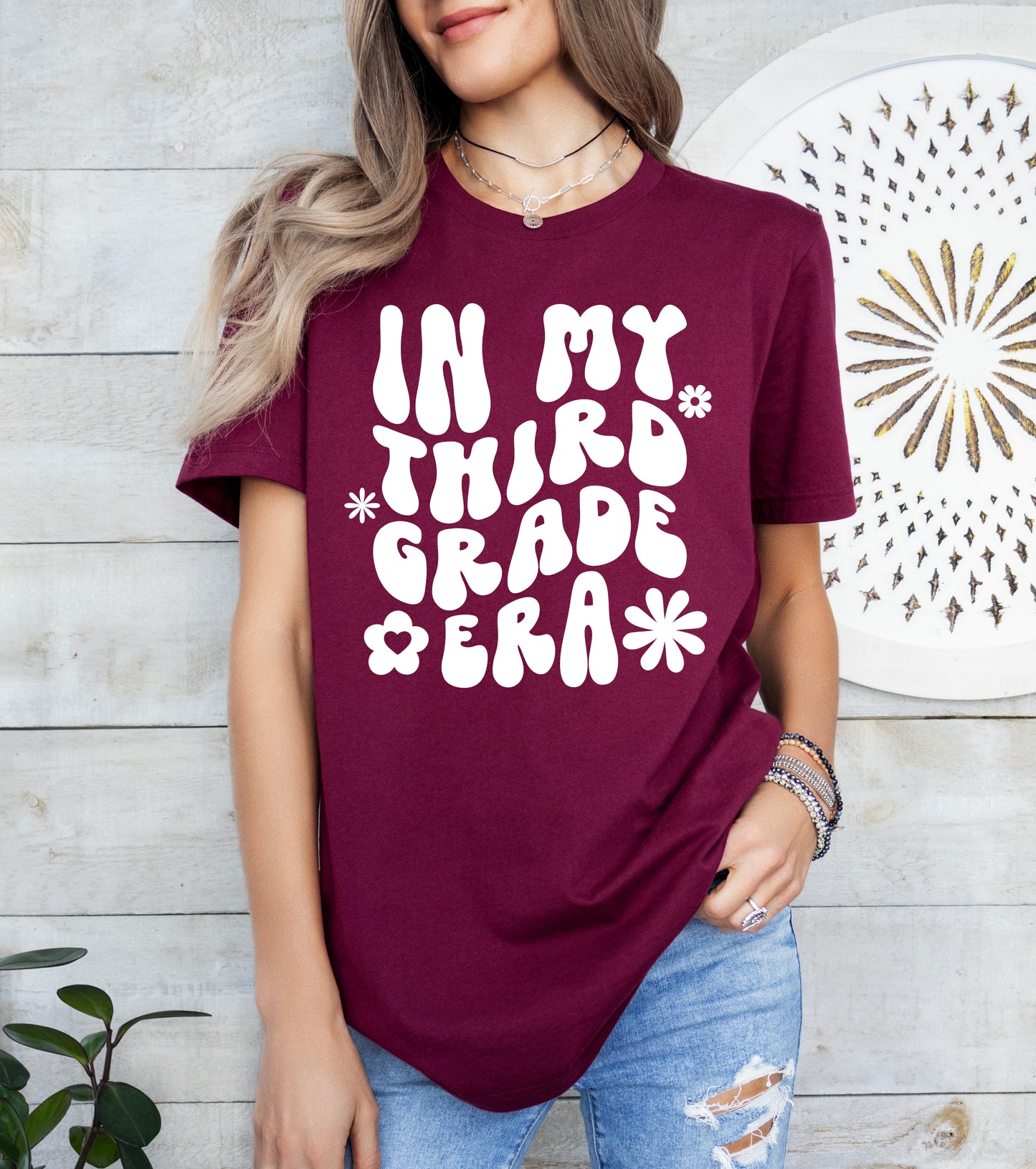 Retro In My Third Grade Era Shirt | Teacher Shirt