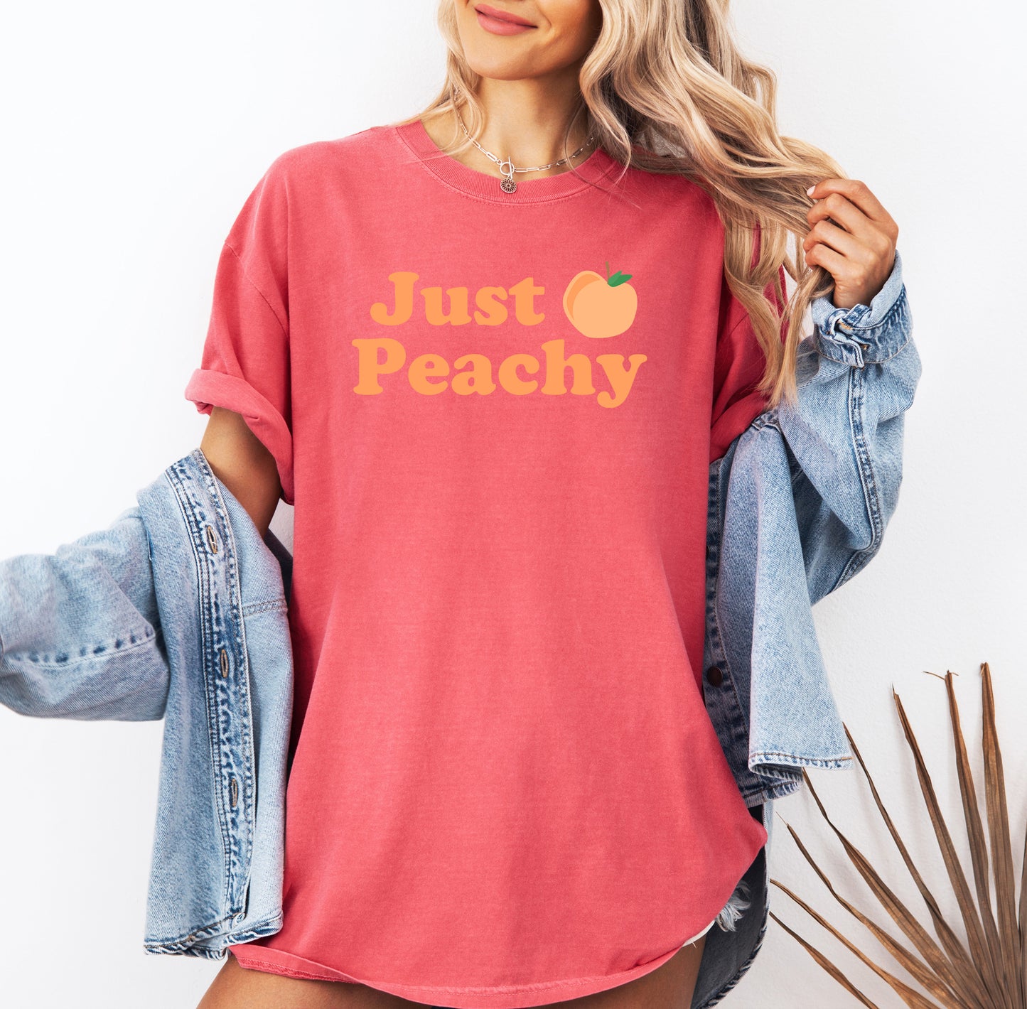 Just Peachy Shirt | Comfort Colors Vintage Style Shirt