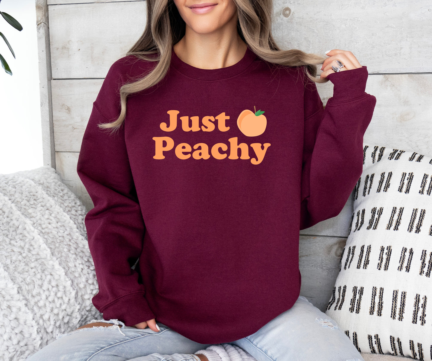 Just Peachy Sweatshirt