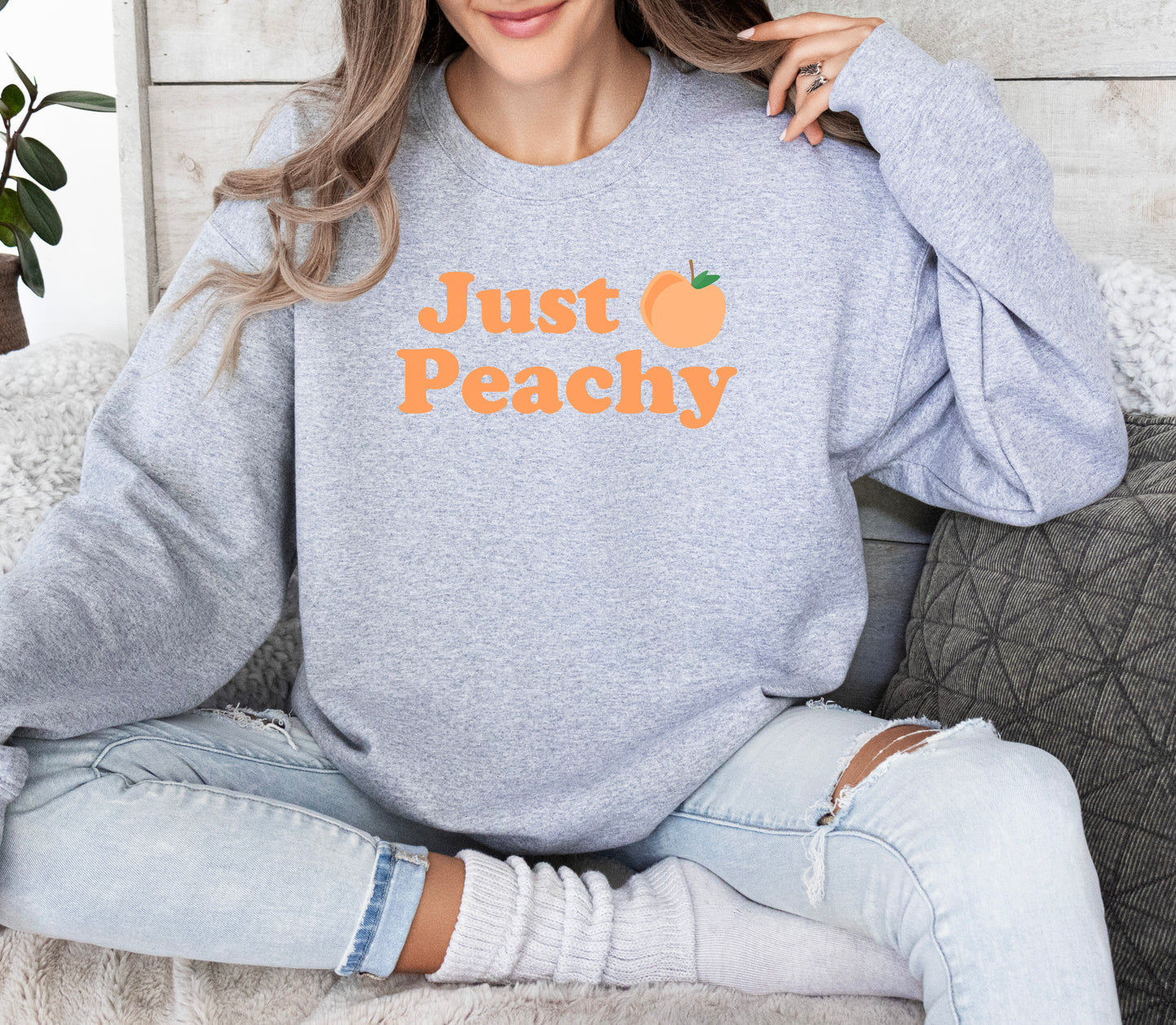 Just Peachy Sweatshirt