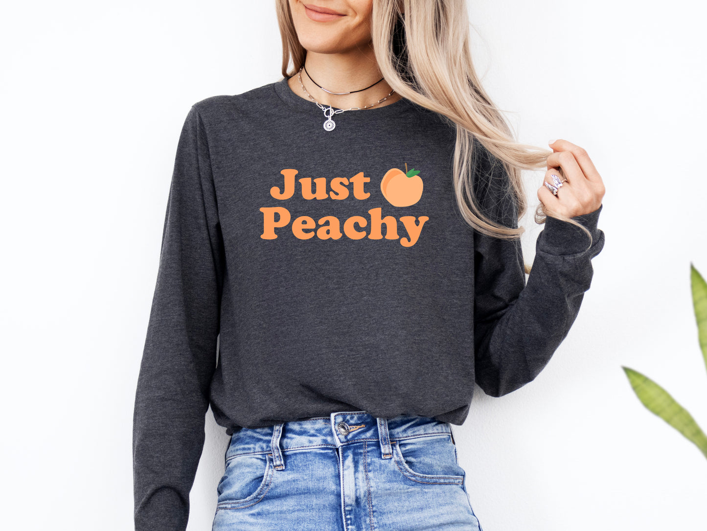 Just Peachy Shirt Long Sleeve