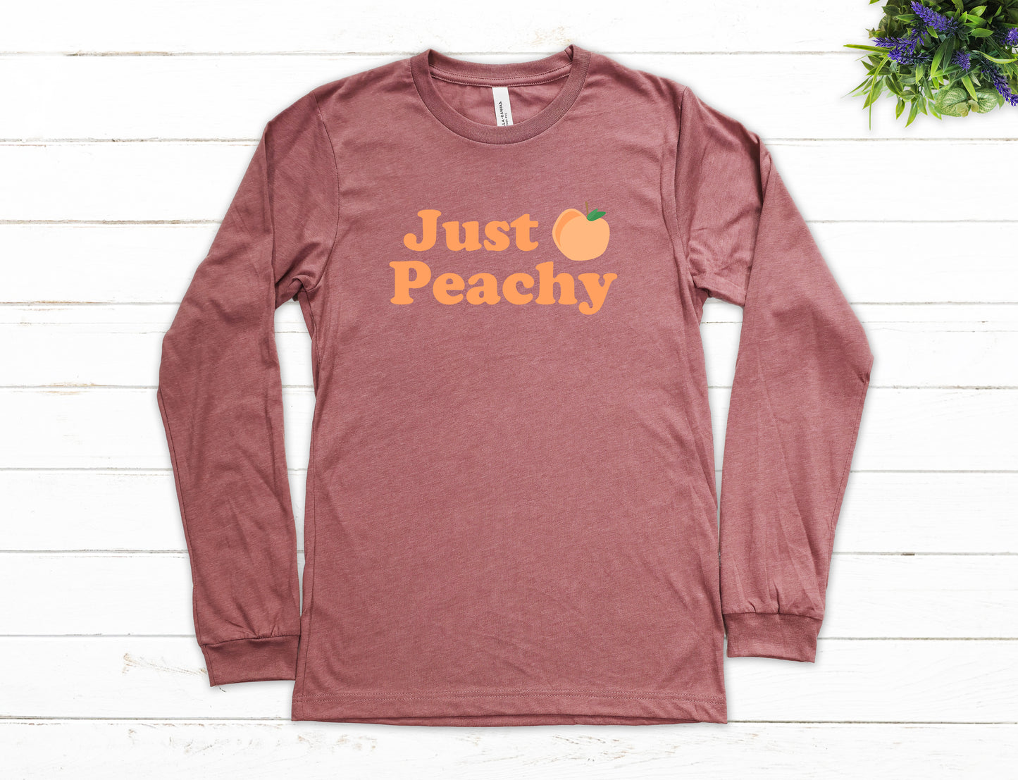Just Peachy Shirt Long Sleeve