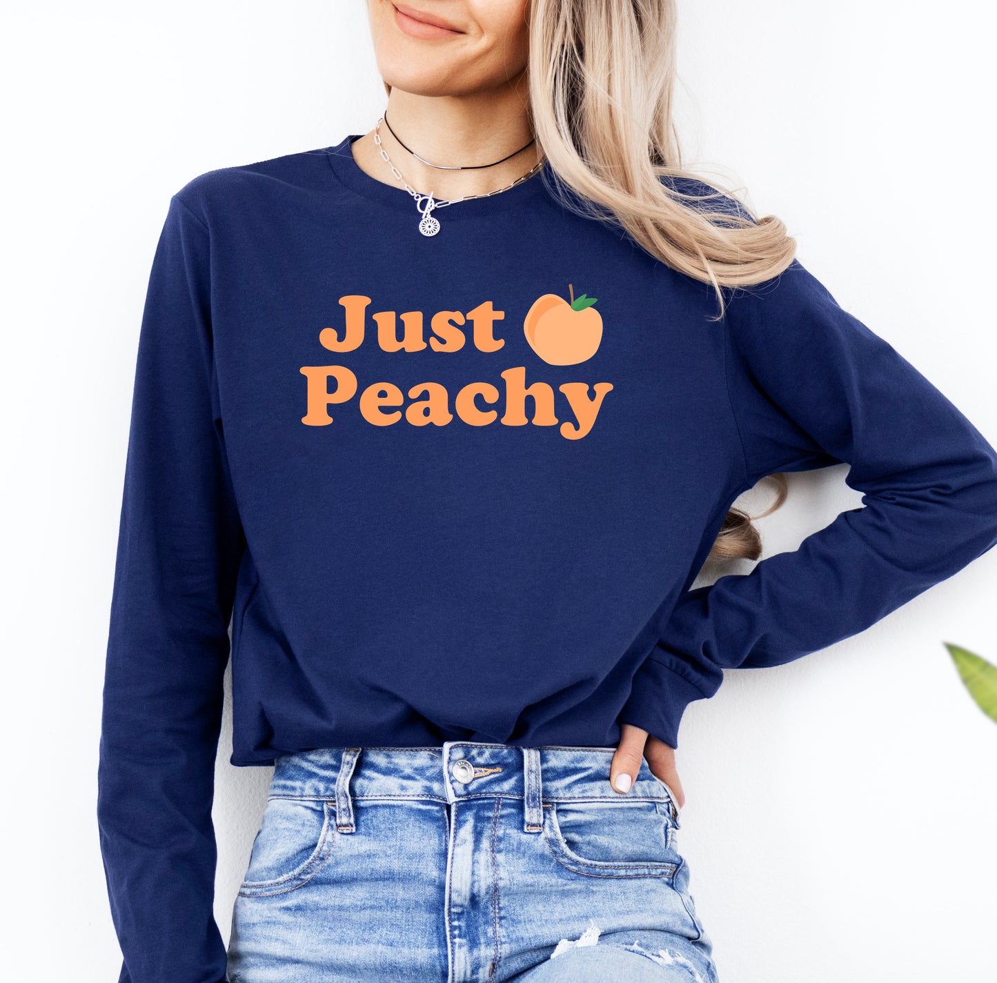 Just Peachy Shirt Long Sleeve