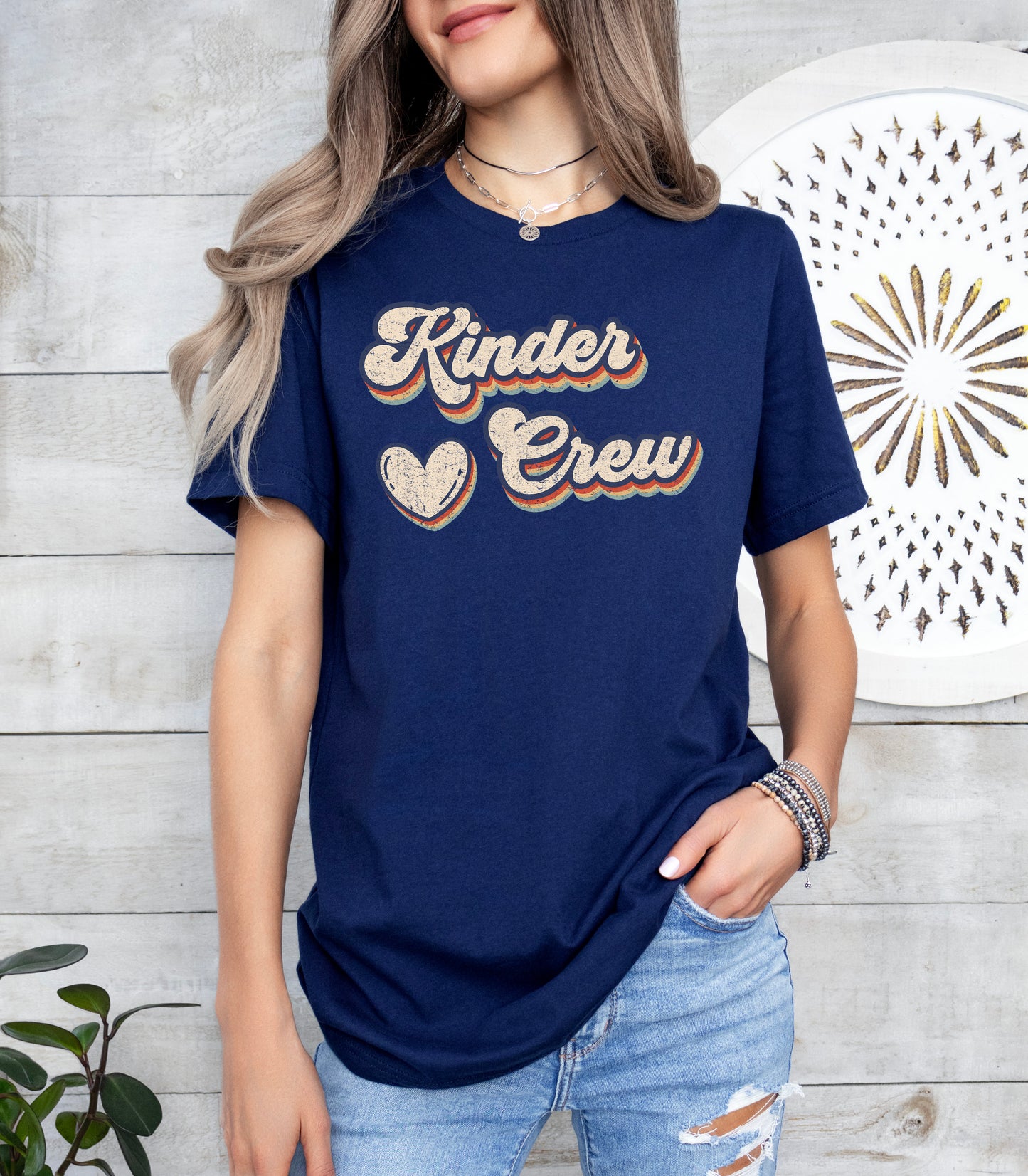 Retro Kinder Crew Shirt | Kindergarten Teacher Shirt