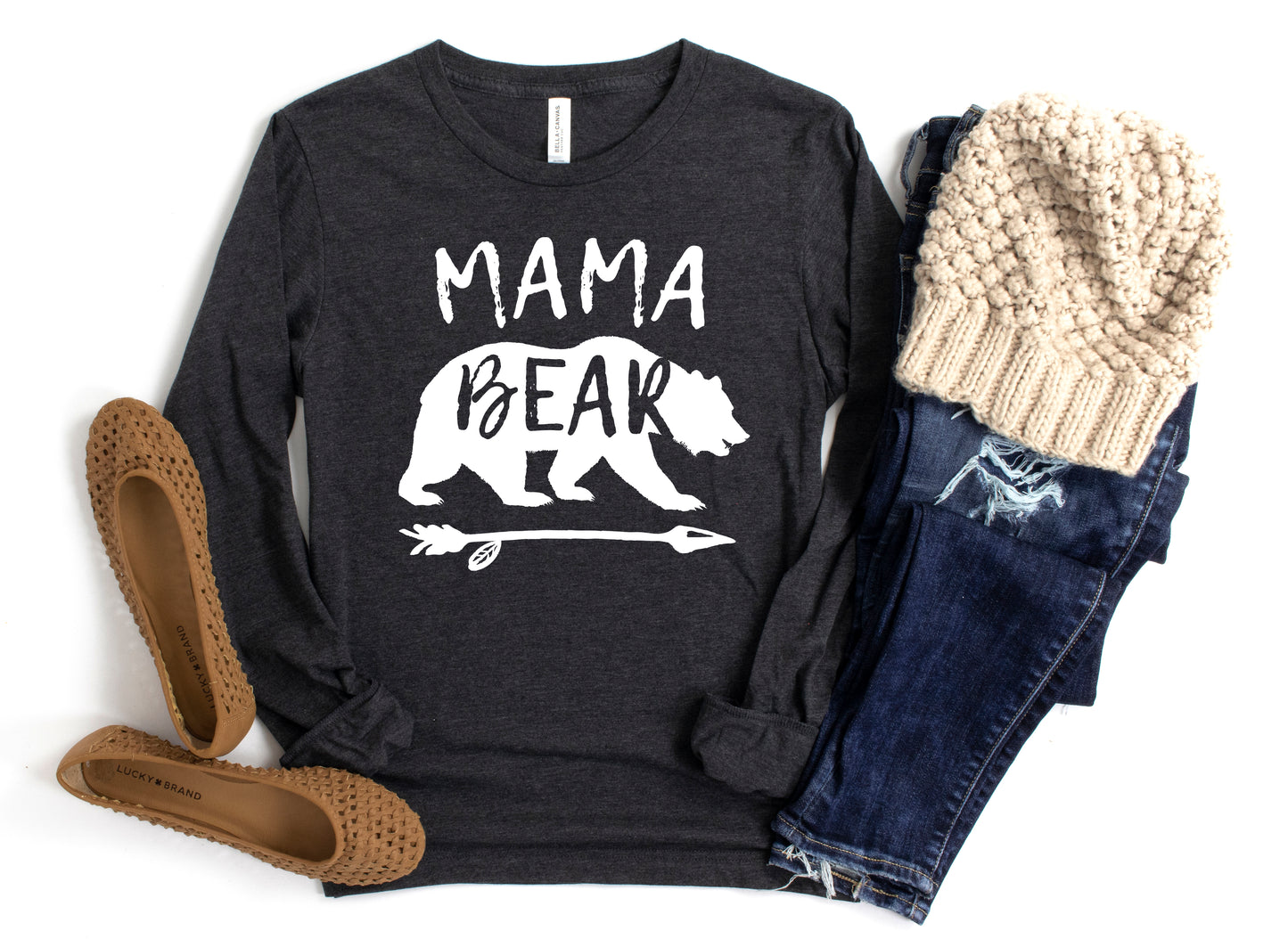 Mama Bear Shirt Long Sleeve | Long Sleeve Mom Shirt