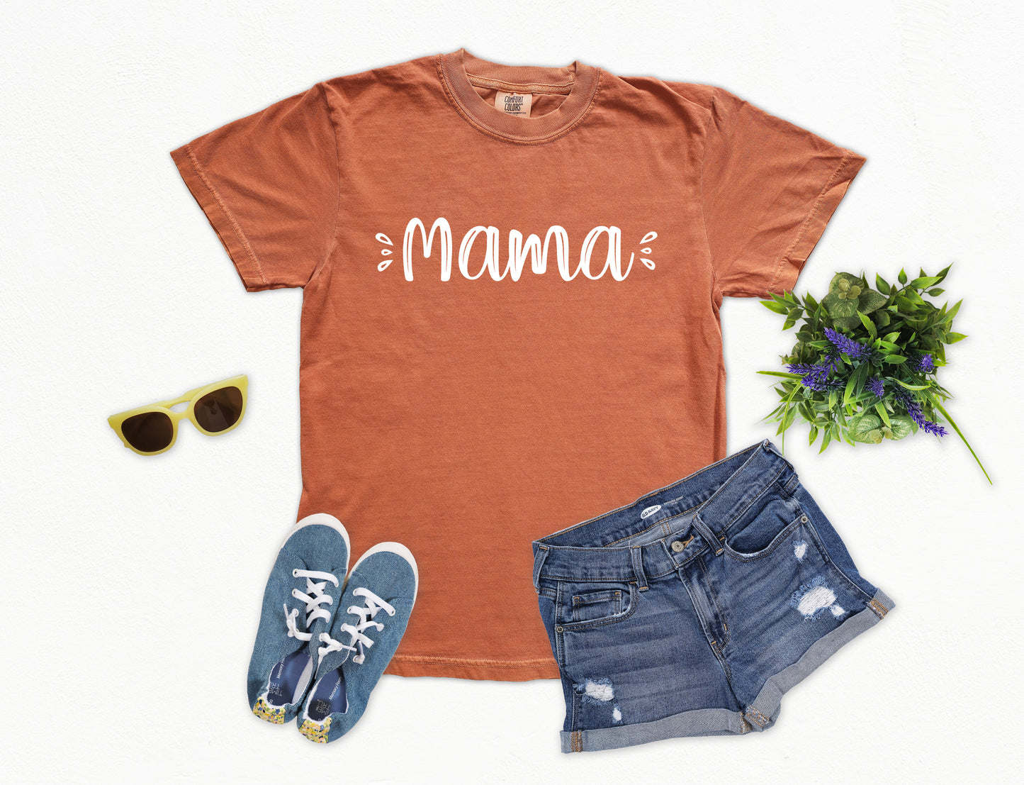 Cute Mama Shirt | Comfort Colors Vintage Style Mom Shirt