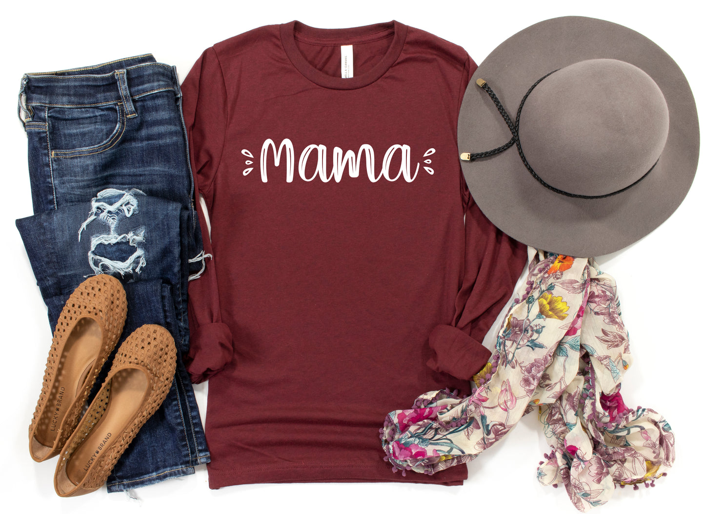 Cute Mama Shirt Long Sleeve | Long Sleeve Mom Shirt
