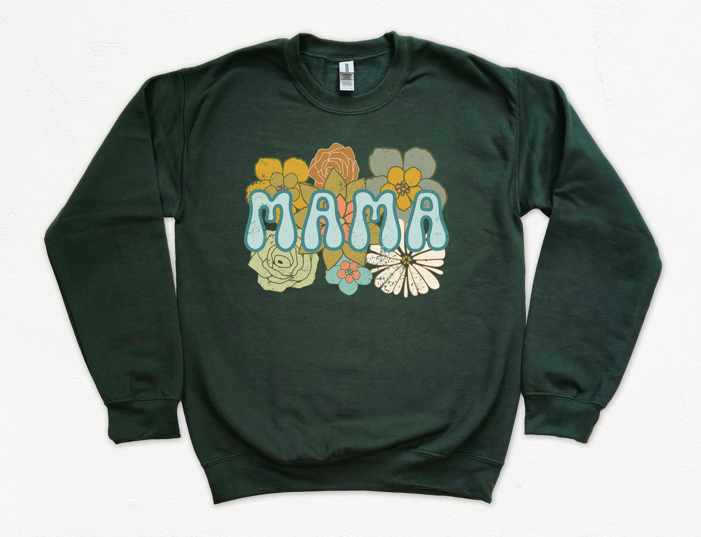 BOHO Flowers Mama Sweatshirt | Mom Sweatshirt