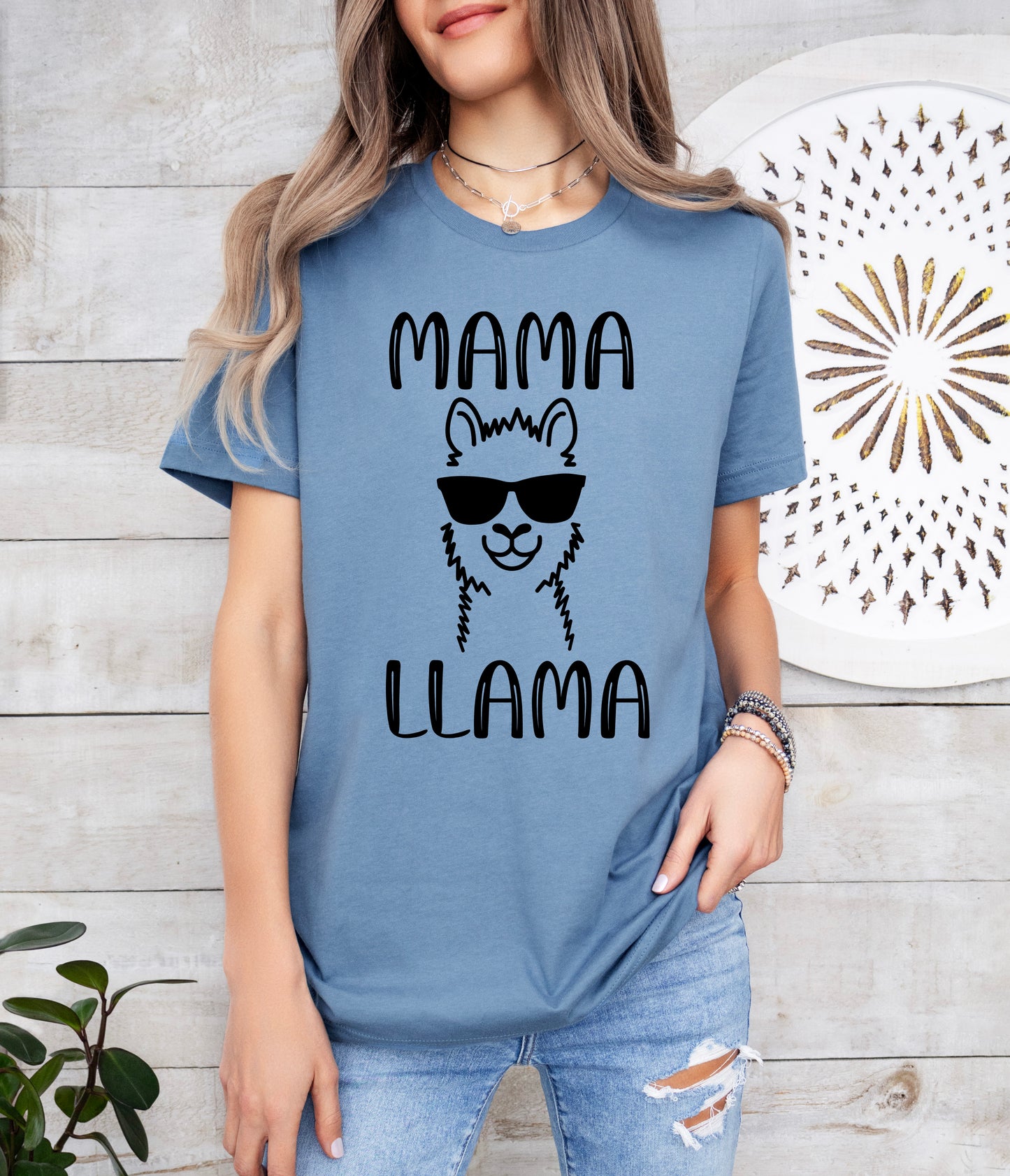 Mama Llama Shirt | Mom Shirt | Light Garment
