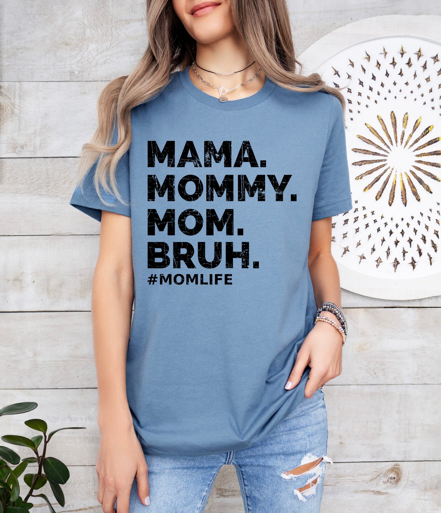 Mama Mommy Mom Bruh Shirt | Mom of Boys Shirt | Mom Shirt | Light Garment