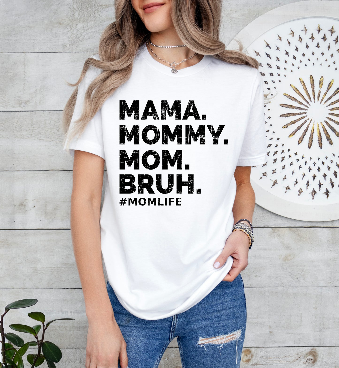 Mama Mommy Mom Bruh Shirt | Mom of Boys Shirt | Mom Shirt | Light Garment