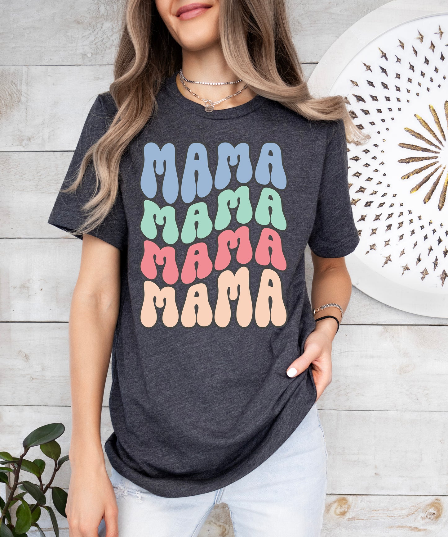 Mama Retro Wave Shirt | Mom Shirt