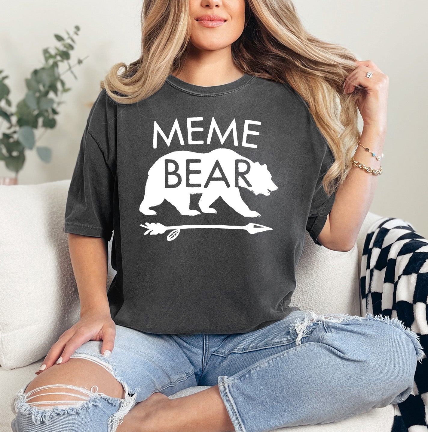 Meme Bear Shirt | Comfort Colors Vintage Style Meme Shirt