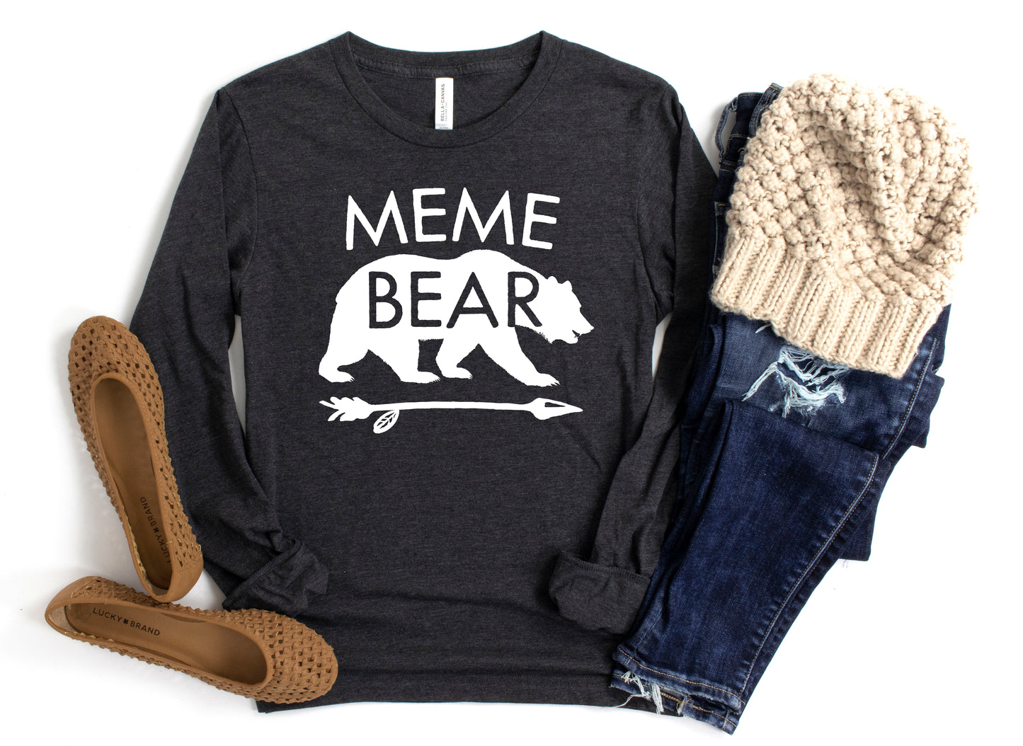 Meme Bear Shirt Long Sleeve | Long Sleeve Meme Shirt