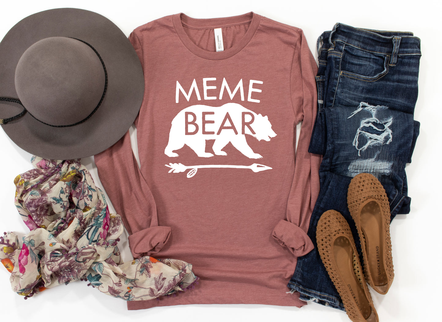 Meme Bear Shirt Long Sleeve | Long Sleeve Meme Shirt
