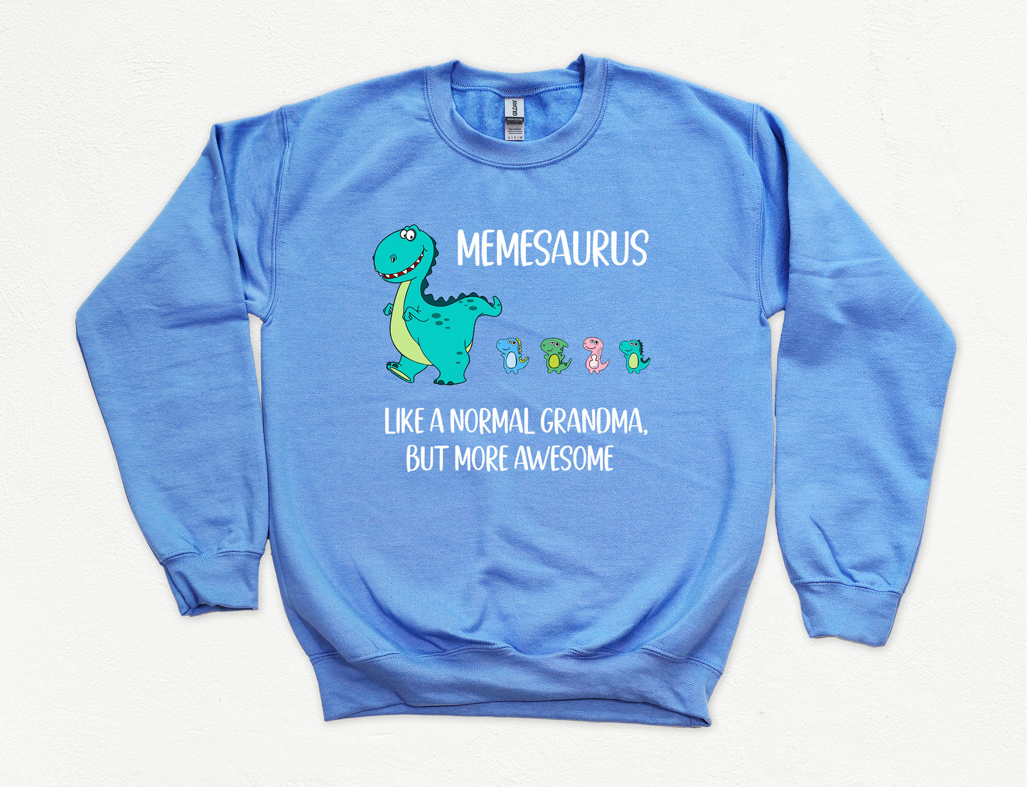 Custom Memesaurus Followers With Little Dino Followers Sweatshirt | Meme Sweatshirt