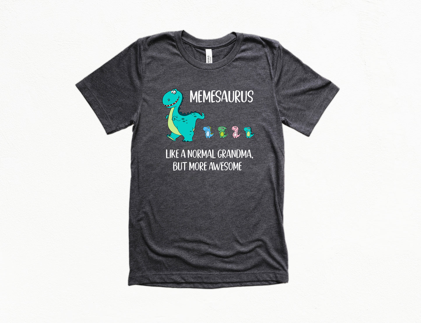 Custom Memesaurus With Little Dino Followers Shirt | Meme Shirt