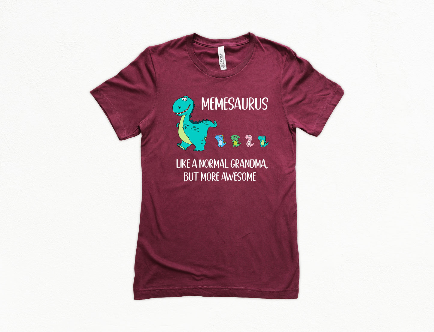 Custom Memesaurus With Little Dino Followers Shirt | Meme Shirt