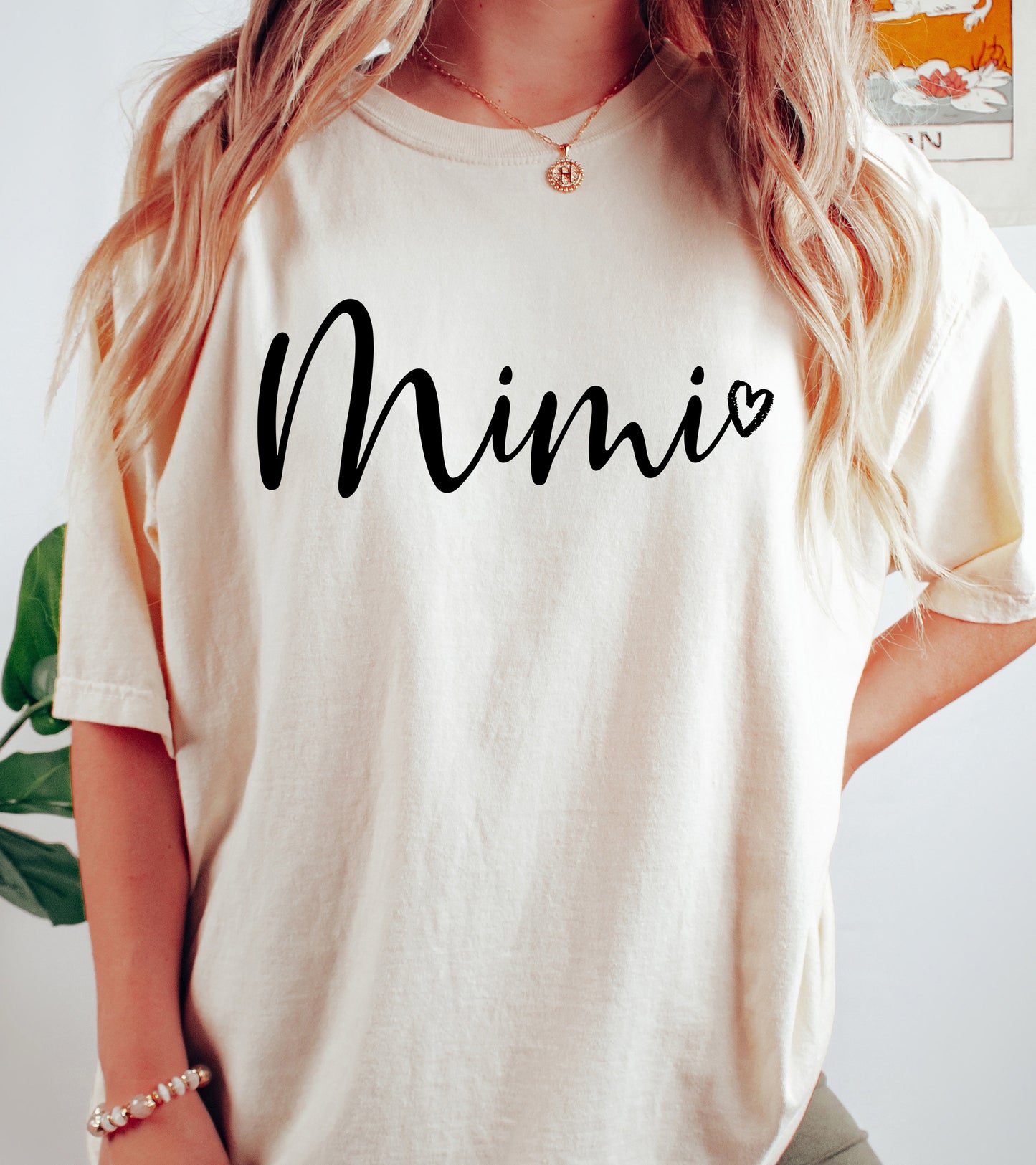 Mimi Heart Shirt | Comfort Colors Vintage Style Mimi Shirt