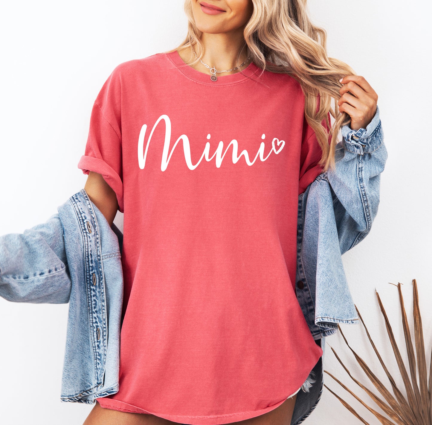 Mimi Heart Shirt | Comfort Colors Vintage Style Mimi Shirt