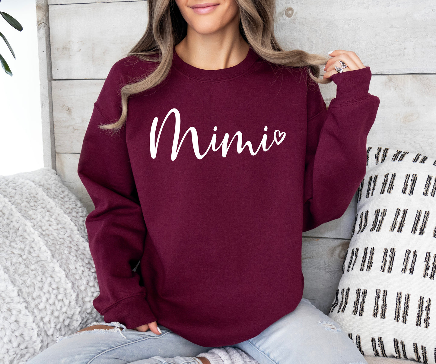 Mimi Heart Sweatshirt | Mimi Sweatshirt