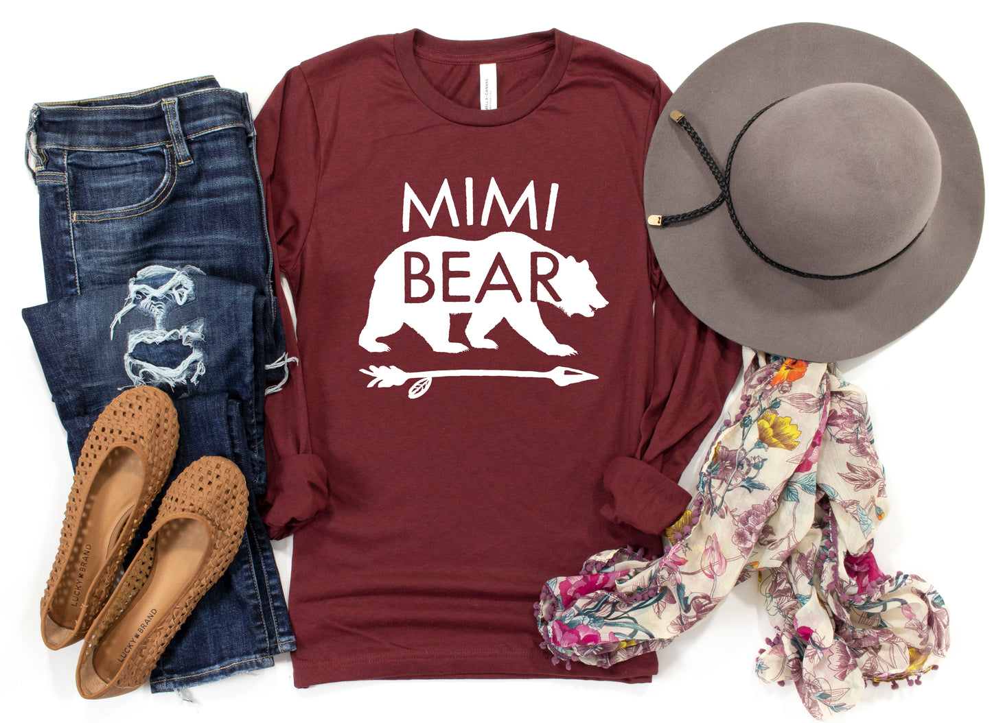 Mimi Bear Shirt Long Sleeve | Long Sleeve Mimi Shirt