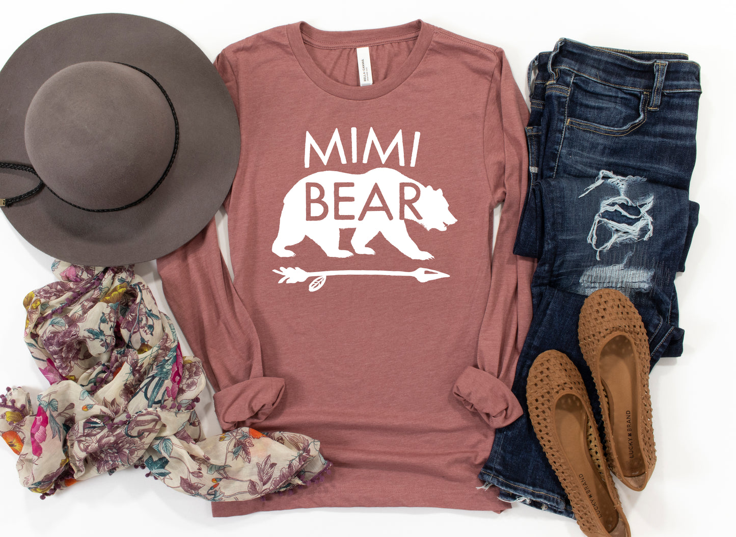 Mimi Bear Shirt Long Sleeve | Long Sleeve Mimi Shirt