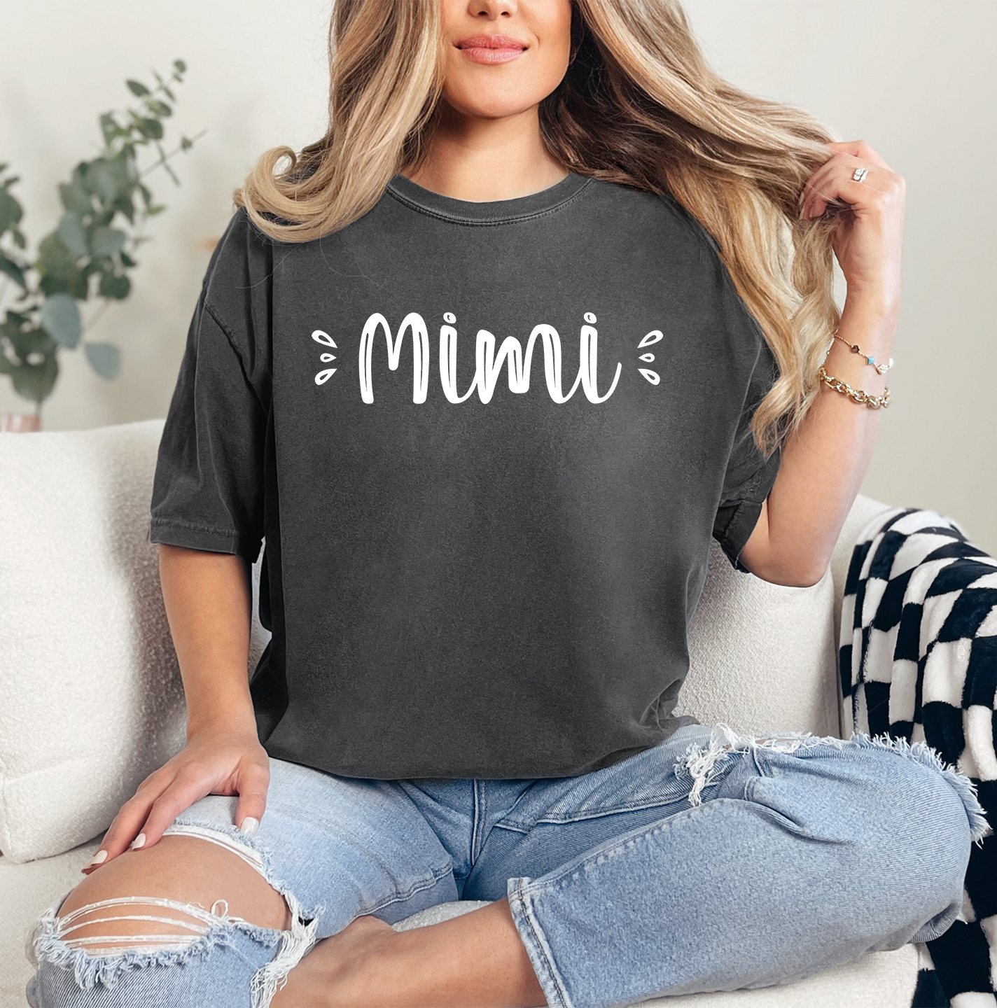 Cute Mimi Shirt | Comfort Colors Vintage Style Mimi Shirt