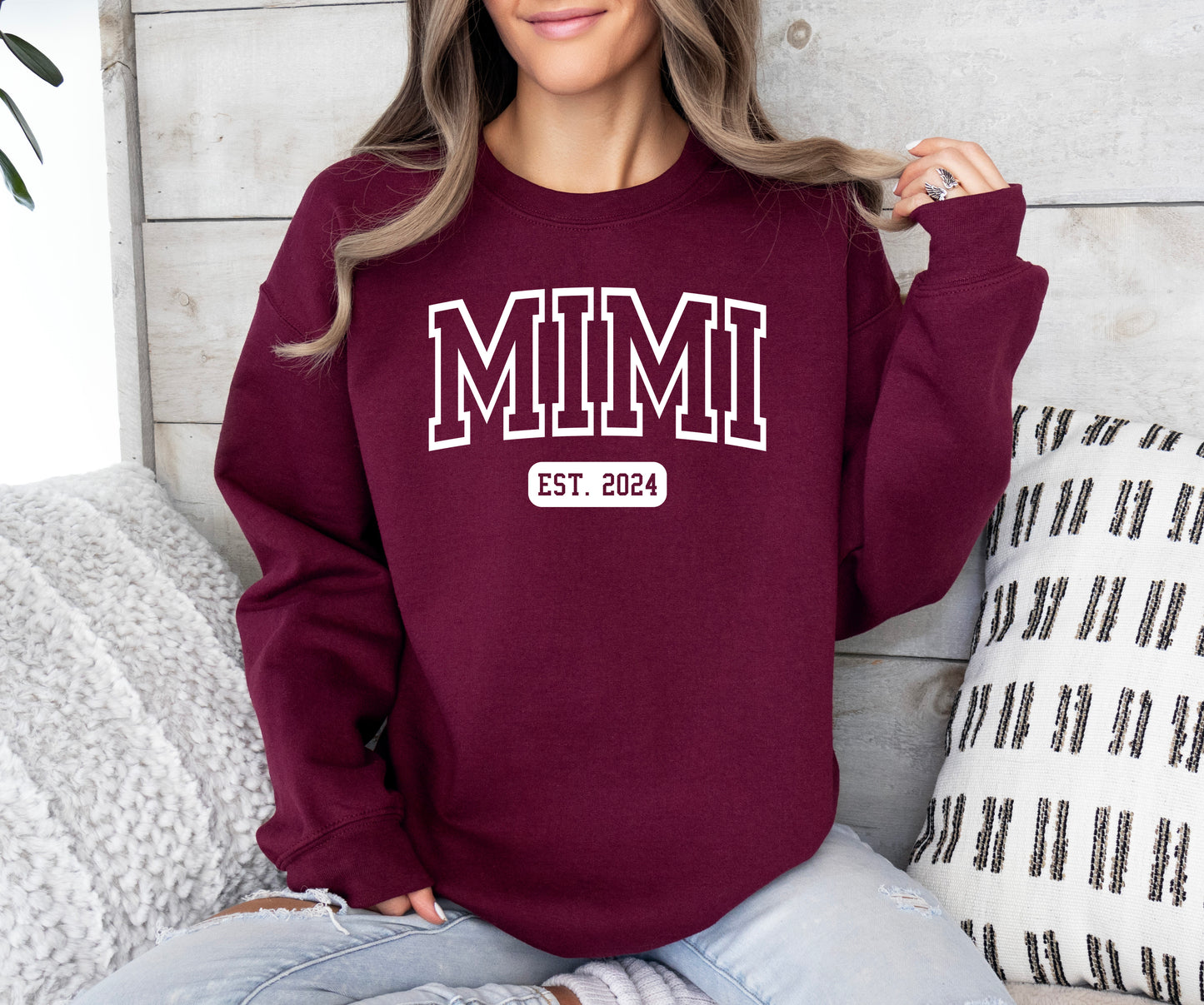 Custom University Style Mimi Sweatshirt