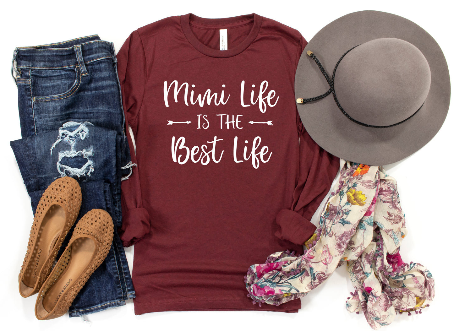 Mimi Life Is The Best Life Shirt Long Sleeve | Long Sleeve Mimi Shirt