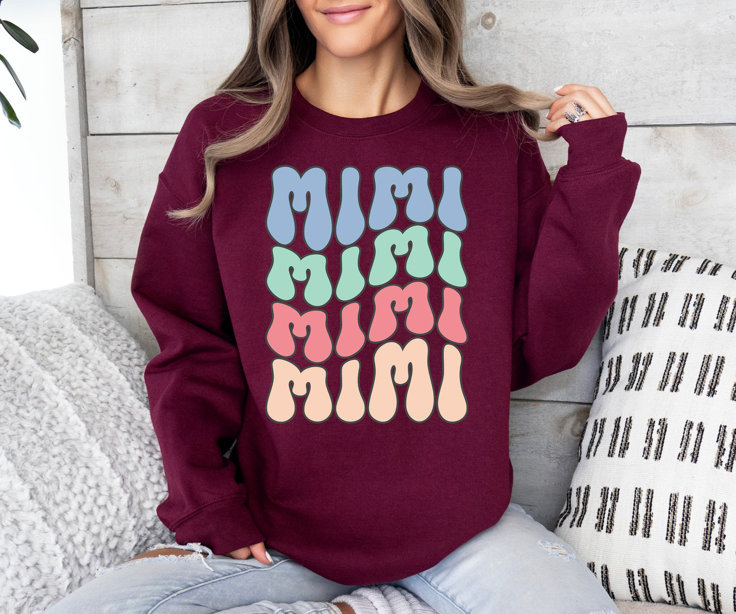 Retro Wave Color Mimi Sweatshirt