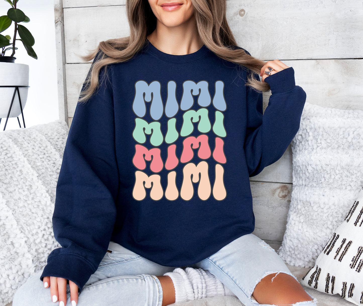 Retro Wave Color Mimi Sweatshirt