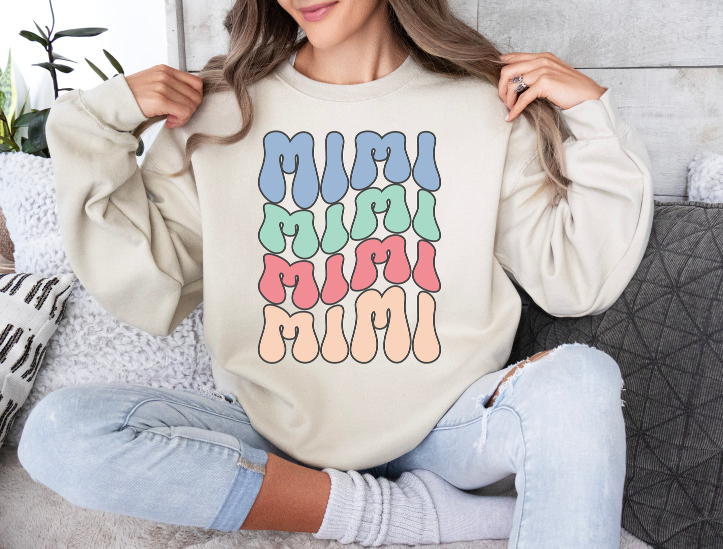 Retro Wave Color Mimi Sweatshirt