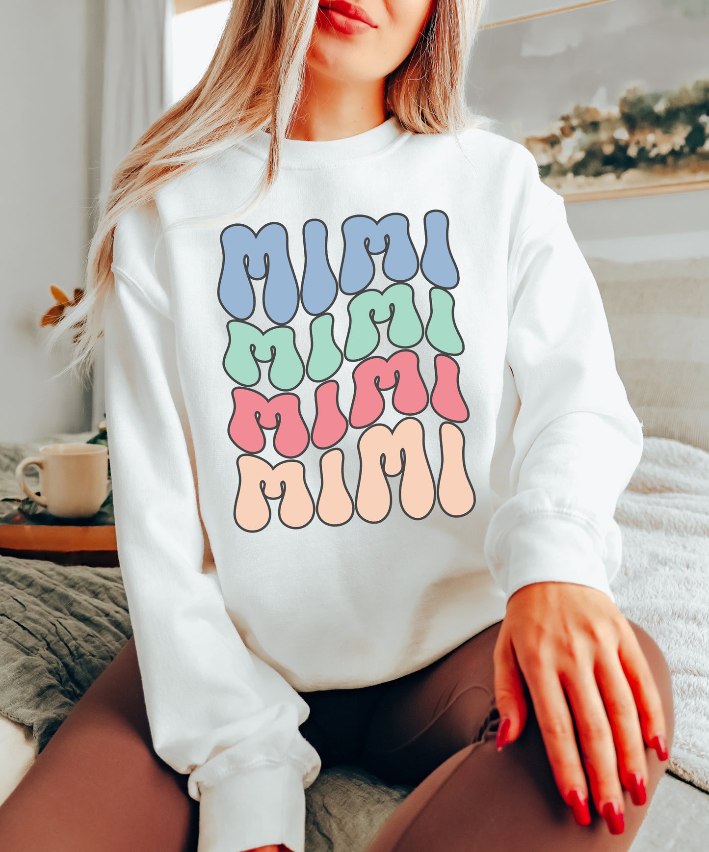 Retro Wave Color Mimi Sweatshirt
