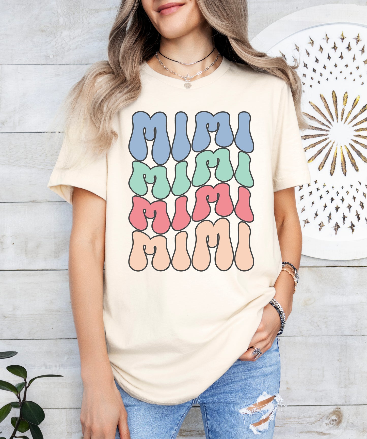 Retro Wave Color Mimi Shirt | Light Garment