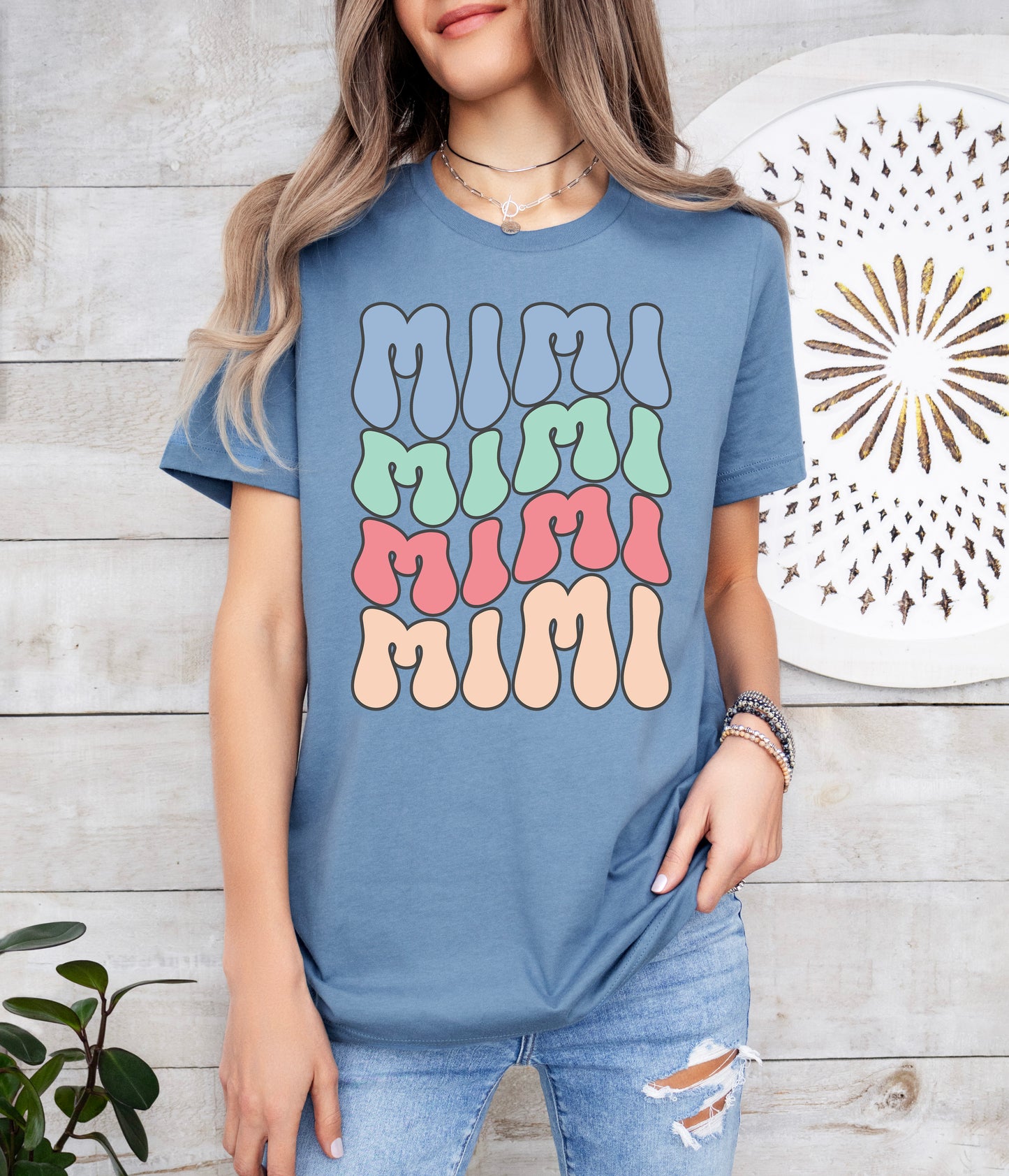 Retro Wave Color Mimi Shirt | Light Garment