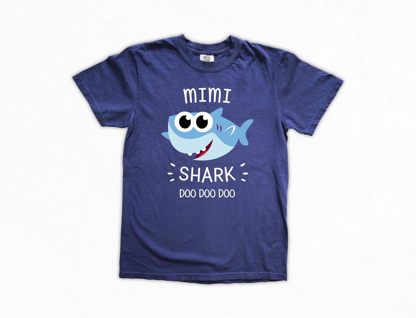 Mimi Shark Shirt | Comfort Colors Vintage Style Mimi Shirt