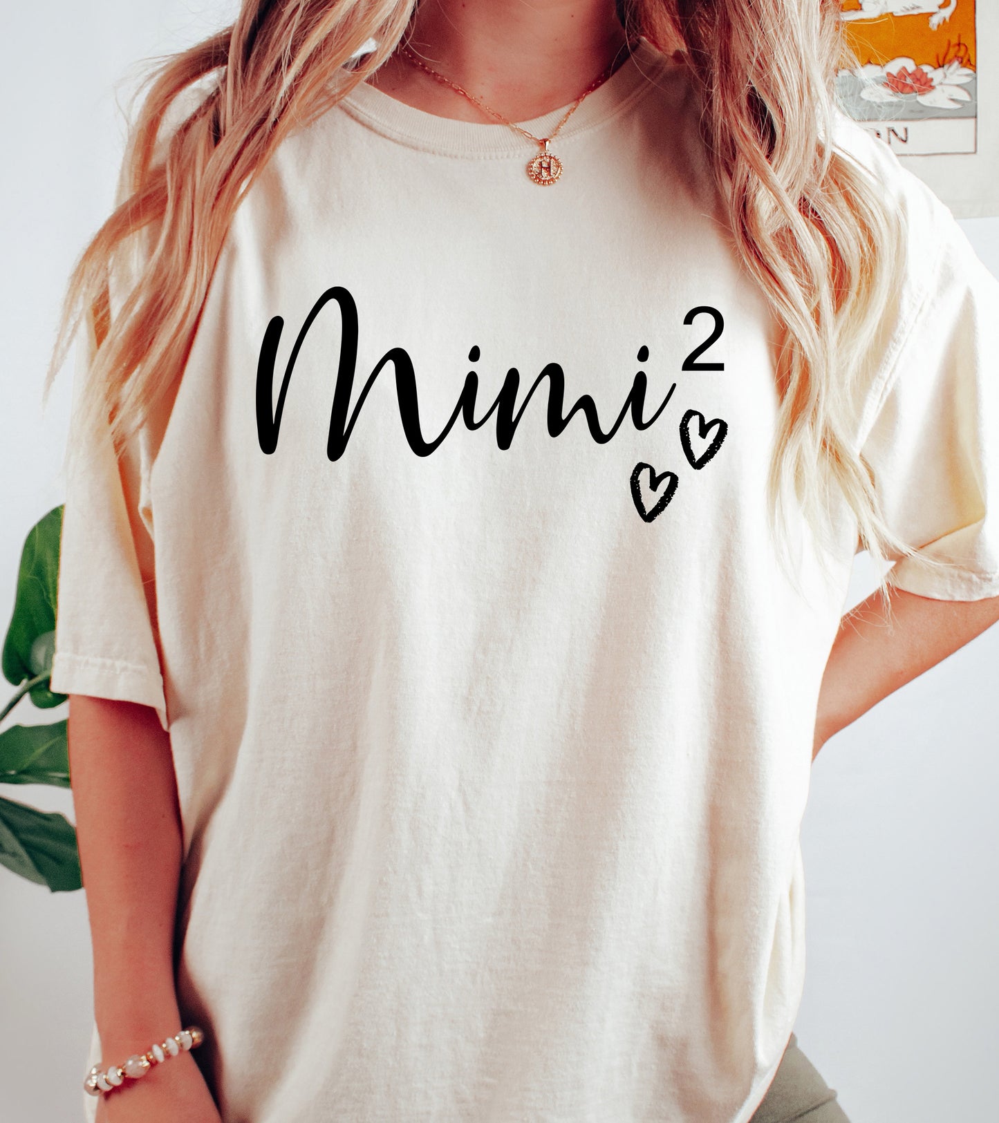 Mimi Again Heart Shirt | Comfort Colors Vintage Style Mimi Shirt