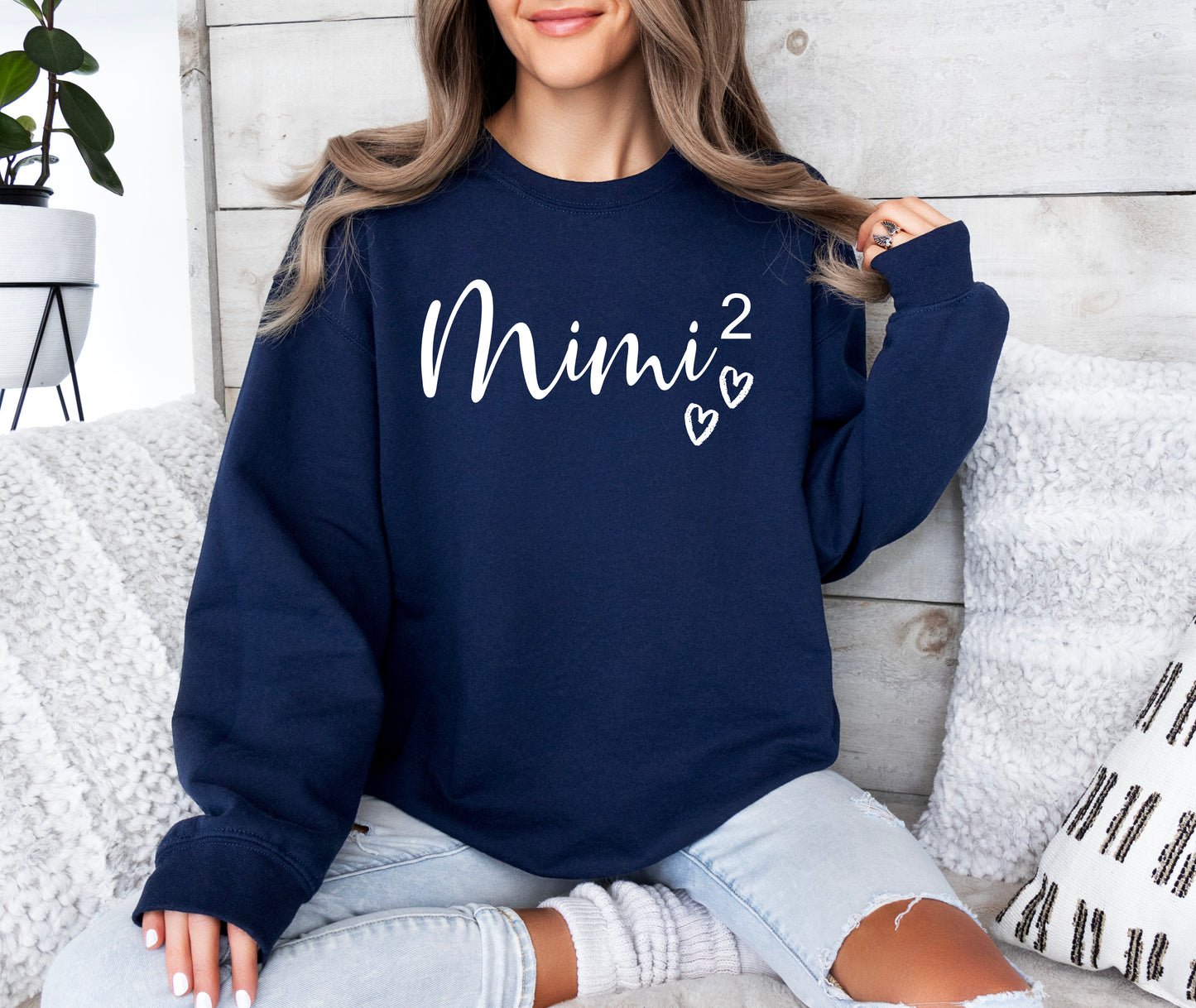 Mimi Again Heart Sweatshirt | Mimi Sweatshirt